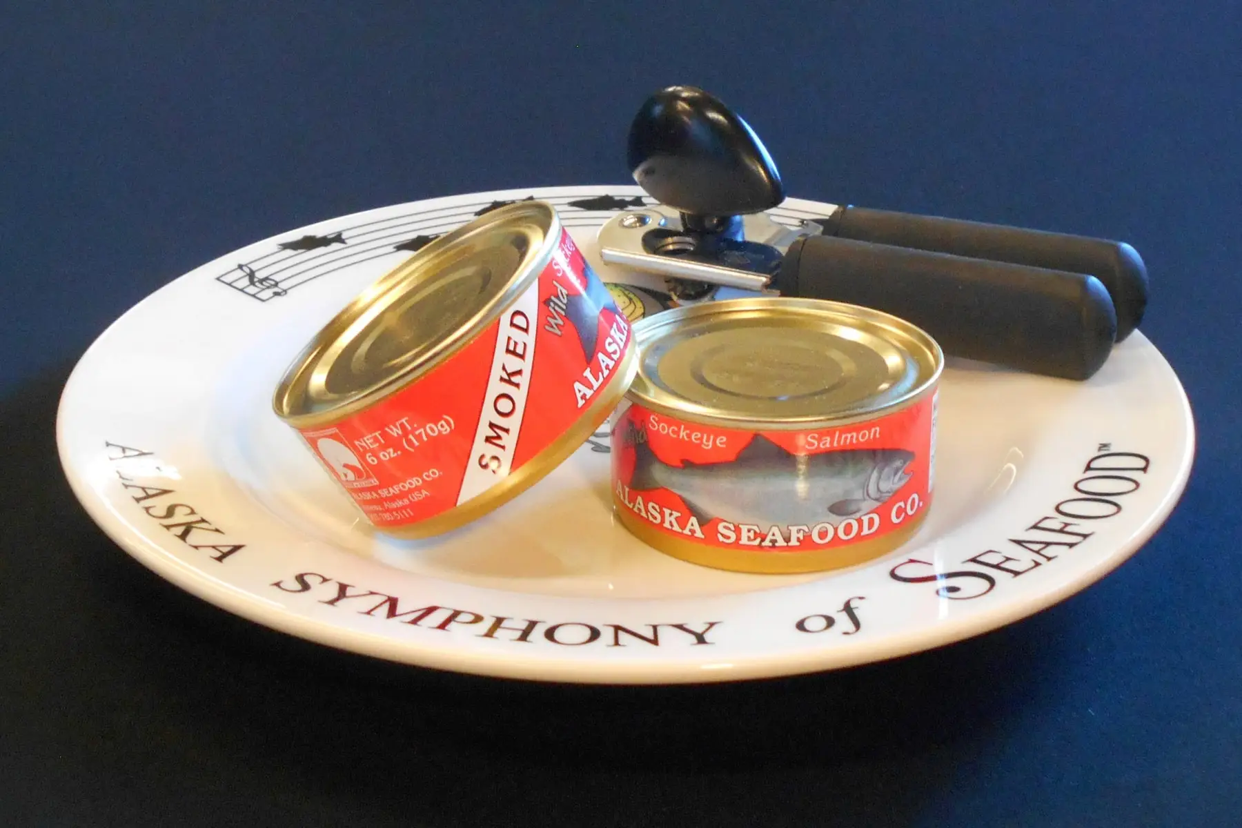 Smoked Sockeye Salmon Cans